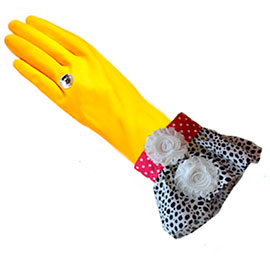 Designer Dish Glove - Antique Lace